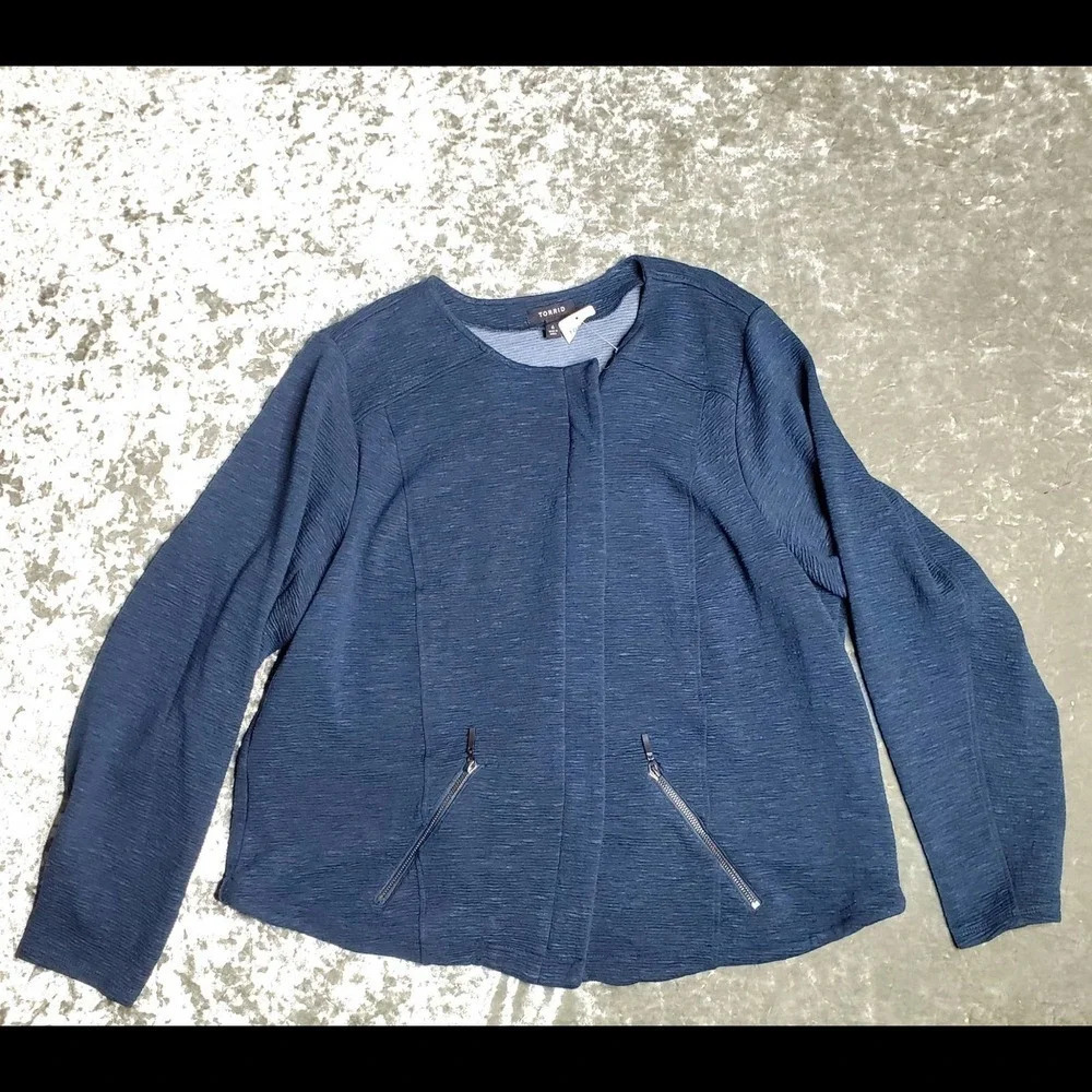 Torrid Knit Moto Jacket